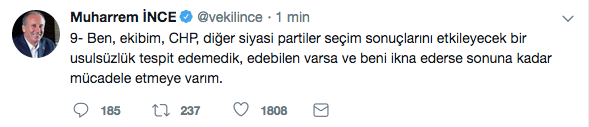 İnce'den seçim gecesi kaçırıldığı iddialarına yanıt - Resim : 10