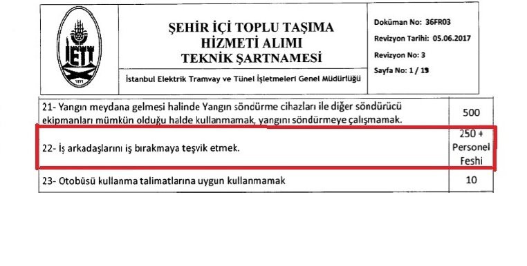 İhale şartnamesinde eylem yasağı! - Resim : 3