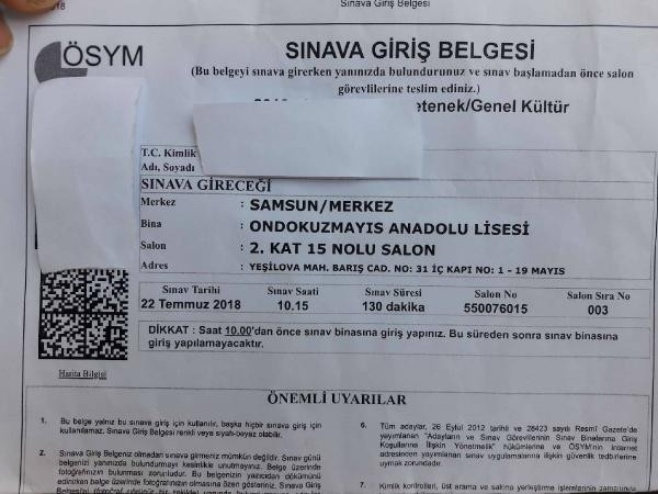 KPSS belgeleri hatalı düzenlenen adaylar sınavına giremedi - Resim : 1