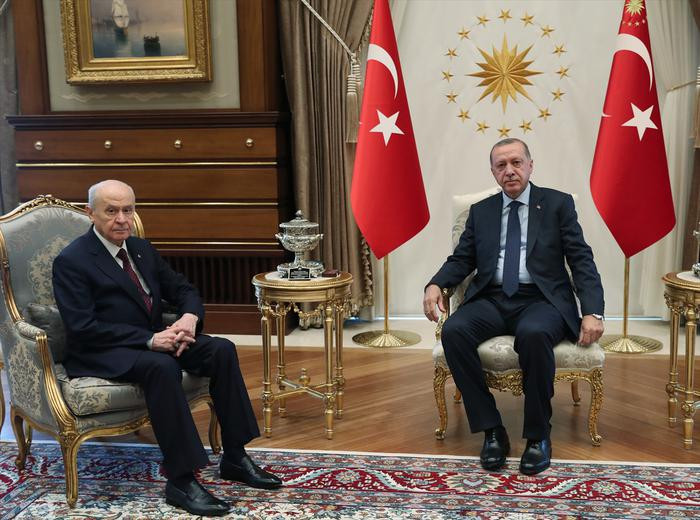 Erdoğan - Bahçeli görüşmesi sona erdi - Resim : 1