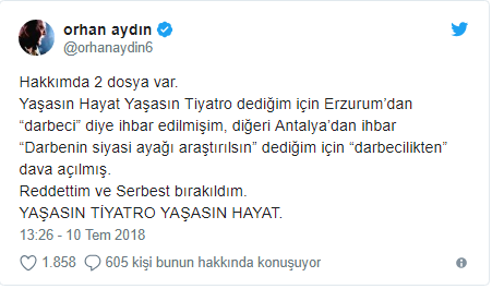 Gözaltına alınan Orhan Aydın serbest bırakıldı - Resim : 2