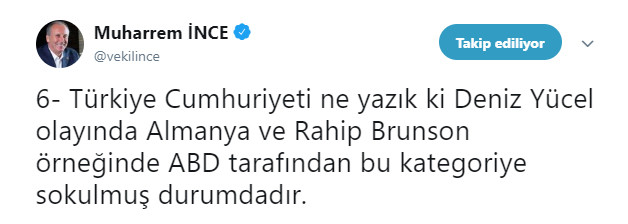 İnce'den Rahip Brunson krizine ilk yorum - Resim : 6