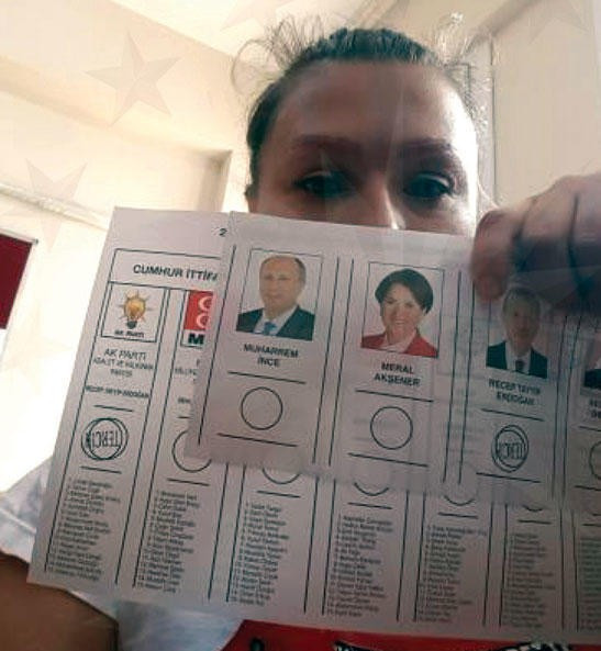 CİMER'e oy pusulası ile başvurdu: AK Partiliyim - Resim : 1
