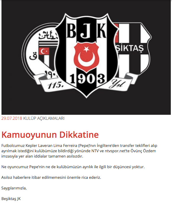 Yıldız isim Beşiktaş'tan ayrılıyor mu? - Resim : 1