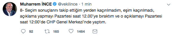 İnce'den seçim gecesi kaçırıldığı iddialarına yanıt - Resim : 9