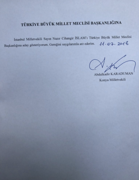 Saadet Partisi'nin Meclis Başkan adayı belli oldu - Resim : 1