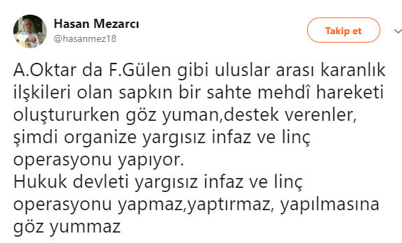 Mezarcı’dan çok konuşulacak Adnan Oktar yorumu - Resim : 1