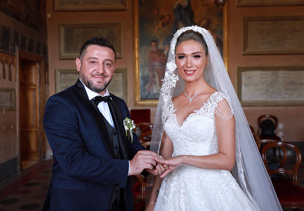 Nihat Kahveci ile Fulya Sever evlendi - Resim : 1