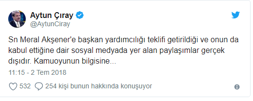 Akşener Erdoğan'la anlaştı mı? İşte resmi ağızdan ilk açıklama - Resim : 1