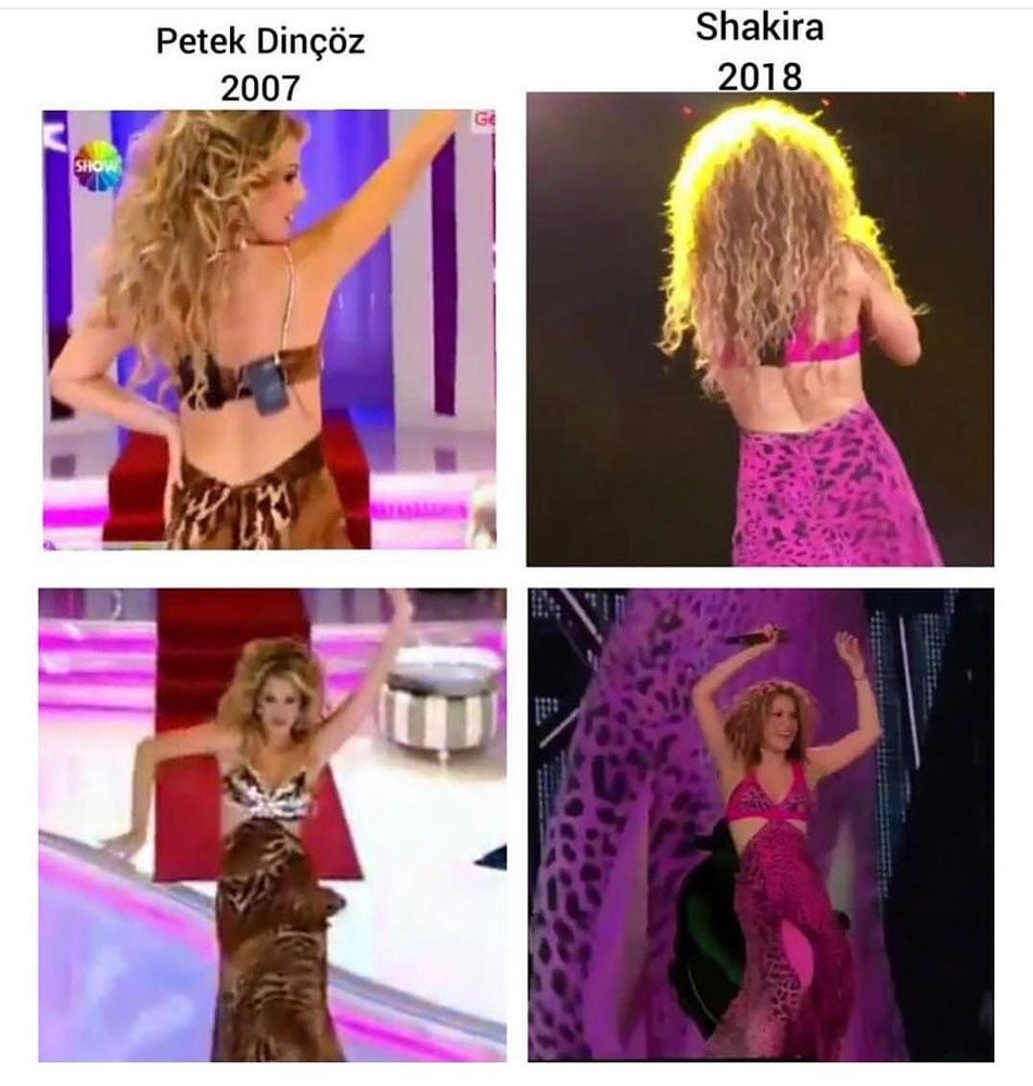 Petek Dinçöz'den Shakira’ya gönderme - Resim : 2