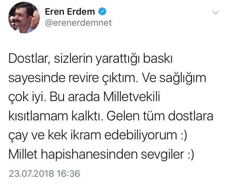 Eren Erdem'den sevindiren haber - Resim : 2