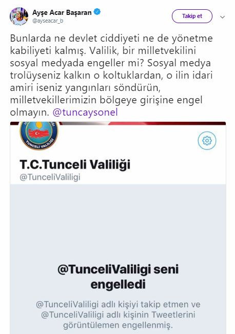 Valilik, milletvekilini Twitter'da engelledi - Resim : 1