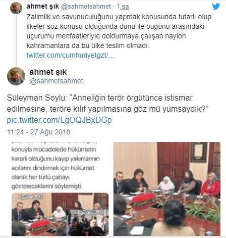 Ahmet Şık'tan Soylu'ya 'Cumartesi Anneleri' yanıtı - Resim : 2