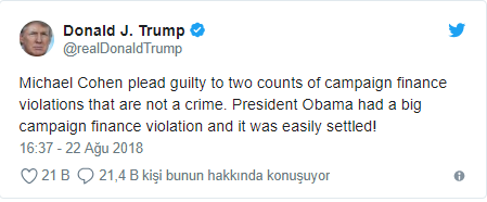 Donald Trump suskunluğunu bozdu! - Resim : 1