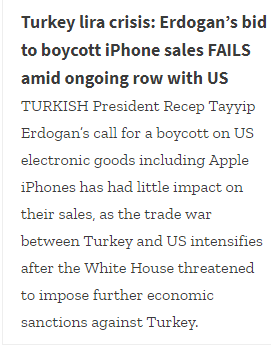 'Erdoğan’ın iPhone boykotu işe yaramıyor' - Resim : 1