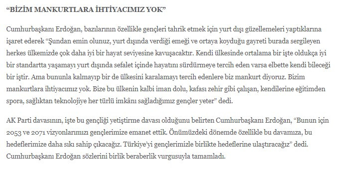 Cumhurbaşkanlığı sitesinde Erdoğan'ın o sözlerine sansür - Resim : 10