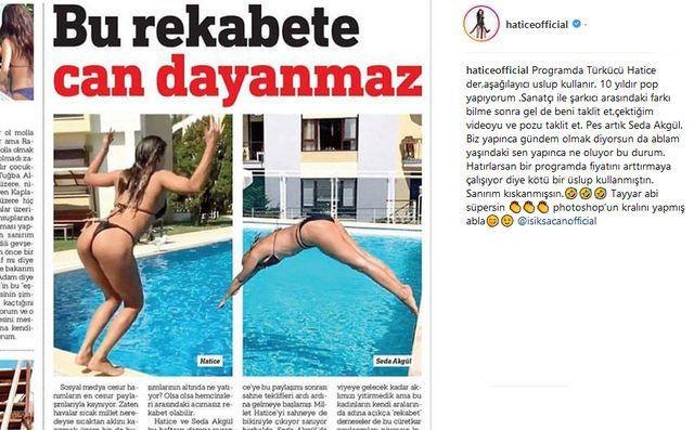 Hatice'den Seda Akgül'e 'taklit ettin' tepkisi! - Resim : 1