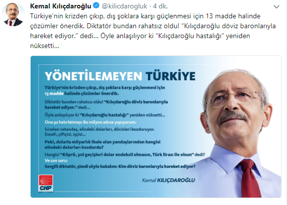 Kılıçdaroğlu: Diktatör bundan rahatsız oldu! - Resim : 1