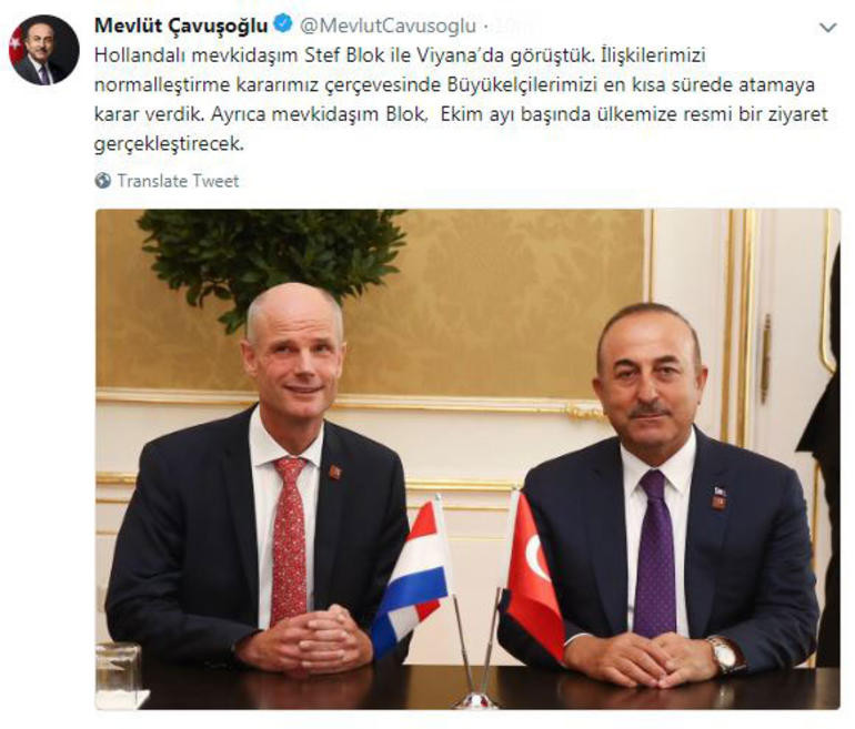 Çavuşoğlu'ndan açıklama: Hollanda... - Resim : 1