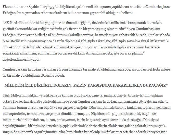 Cumhurbaşkanlığı sitesinde Erdoğan'ın o sözlerine sansür - Resim : 7