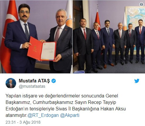 Erdoğan iki il başkanını atadı - Resim : 1