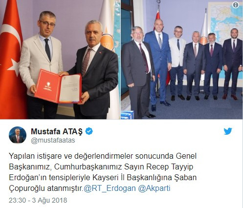 Erdoğan iki il başkanını atadı - Resim : 2