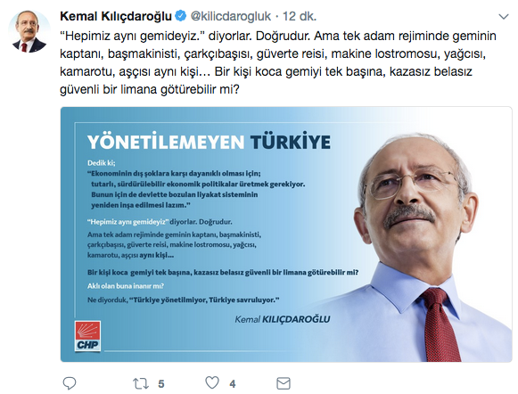 Kılıçdaroğlu: Hepimiz aynı gemideyiz ama... - Resim : 1