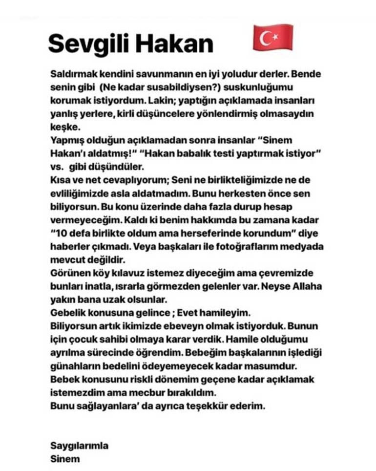 Eşinden Hakan Çalhanoğlu'na cevap! - Resim : 1