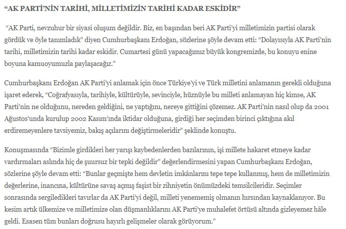 Cumhurbaşkanlığı sitesinde Erdoğan'ın o sözlerine sansür - Resim : 4