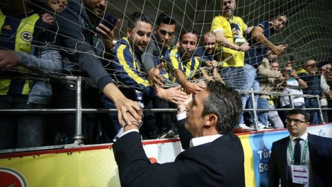Ali Koç'tan Fenerbahçe tribünü önünde flaş açıklamalar