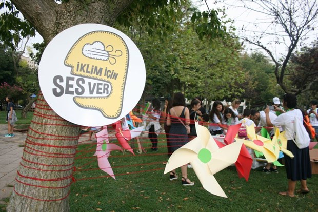 Küresel iklim eylemine Kadıköy ses verdi - Resim : 1