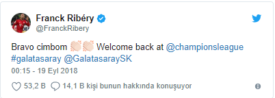 Ribery'den Galatasaray'a mesaj - Resim : 1