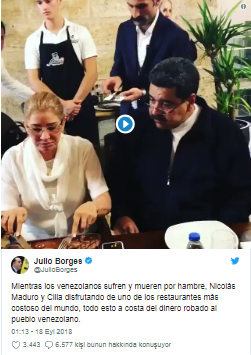 Maduro et ziyafetini savundu: Yine görüşeceğiz... - Resim : 1