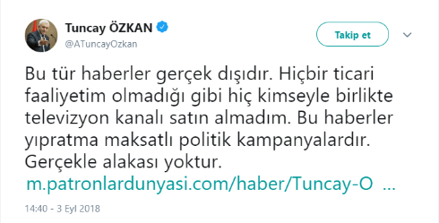 Tuncay Özkan hakkındaki iddialara yanıt verdi - Resim : 1