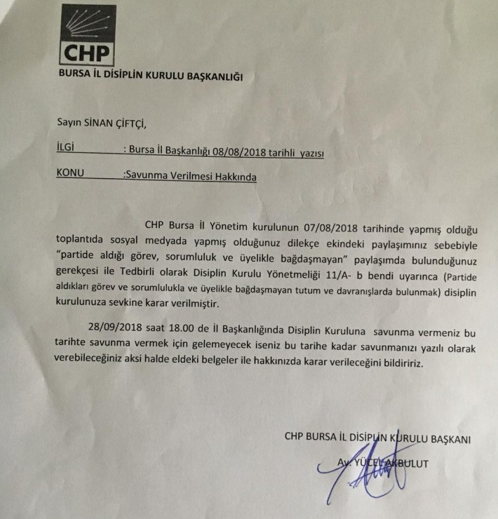 CHP'de kurultay isteyen genç delege disipline sevk edildi - Resim : 3