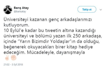 HDP'li Barış Atay'dan ilginç mesaj - Resim : 1
