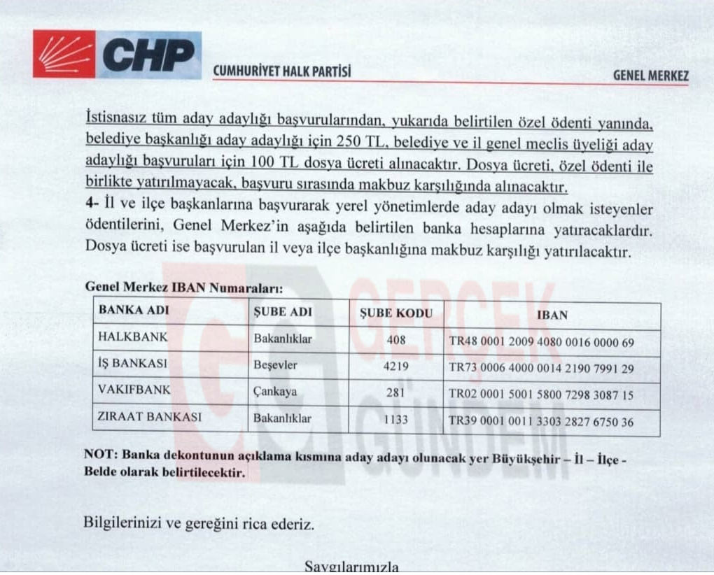 CHP'den aday olacakların beklediği 'genelge' - Resim : 6