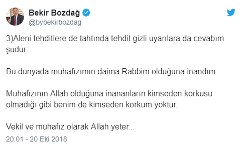 Bozdağ'dan Bahçeli'ye: Korkum yok - Resim : 2