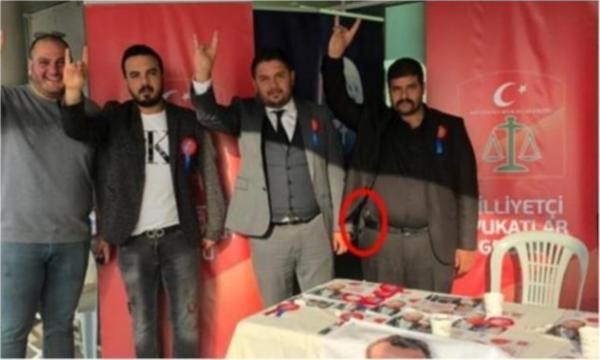 Baro seçiminde silahlı avukat! - Resim : 1