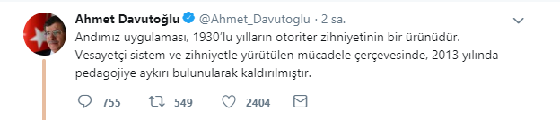 Ahmet Davutoğlu'ndan tepki çeken 'Andımız' yorumu - Resim : 4