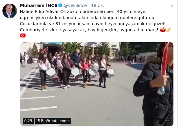 Muharrem İnce'den bando sürprizi - Resim : 1