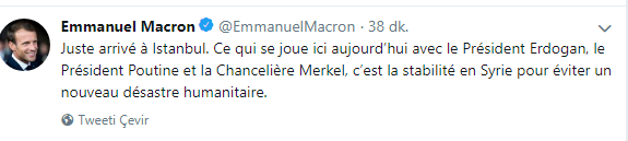 Macron'dan zirve paylaşımı - Resim : 1