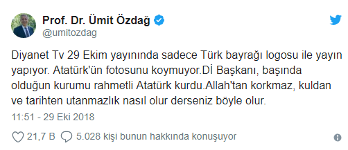 Diyanet'e başkanına tepki: Başında olduğun kurumu Atatürk kurdu - Resim : 3