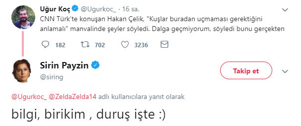 Şirin Payzın Hakan Çelik'i böyle ti'ye aldı - Resim : 1