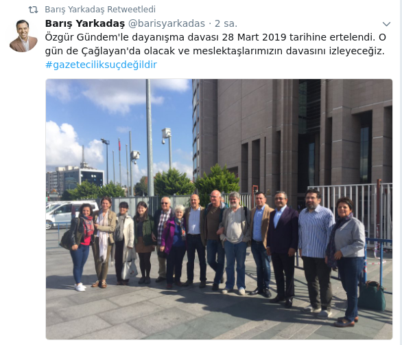 Özgür Gündem ile dayanışma yargılamaları sürüyor - Resim : 2