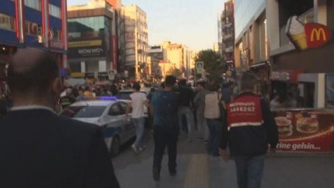 Bakırköy'de dehşet saçan sürücünün yakalanma anı