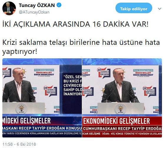 Erdoğan'ın çelişkisini yakaladı: Arada 16 dakika var! - Resim : 1