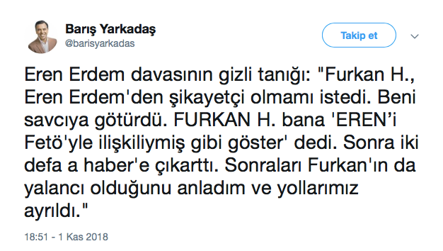 Eren Erdem davasında şok ifade! - Resim : 2