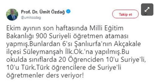 İYİ Partili Özdağ'dan olay yaratacak Suriyeli öğretmen iddiası - Resim : 1