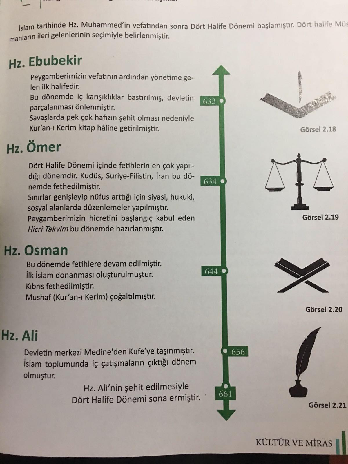 Ders kitabında 'Hz. Ali' çarpıtması - Resim : 2